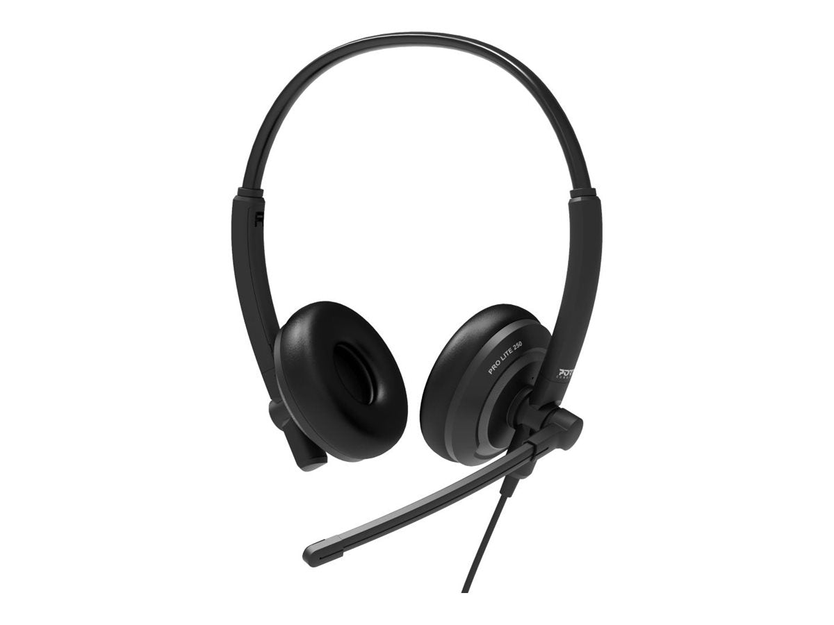 PORT DESIGNS Stereo Headset Wired USB Office Pro Lite 250