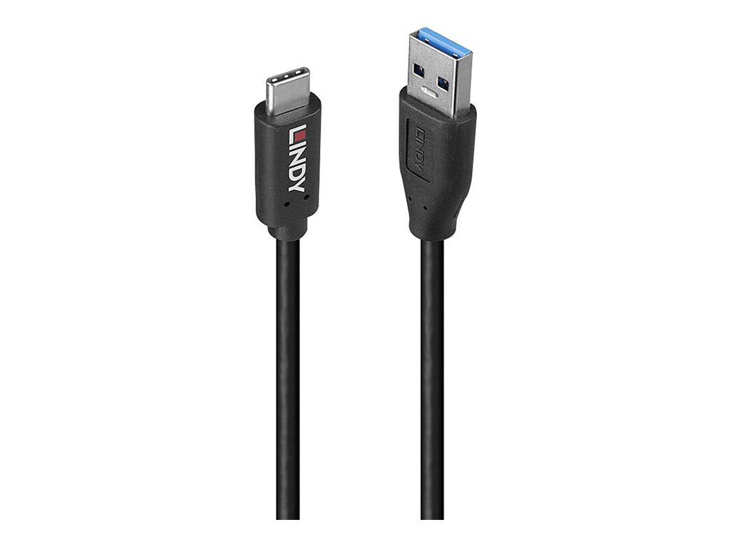 LINDY 1m USB 3.2 Type A to C Cable 10Gbps GRS