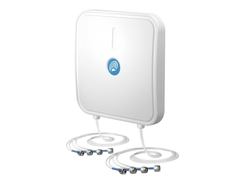 QUWIRELESS Tri-Band 2.4/5-7 GHz WiFi 6E/7 8x8 MIMO Panel N-Male Wall/Mast Antenna