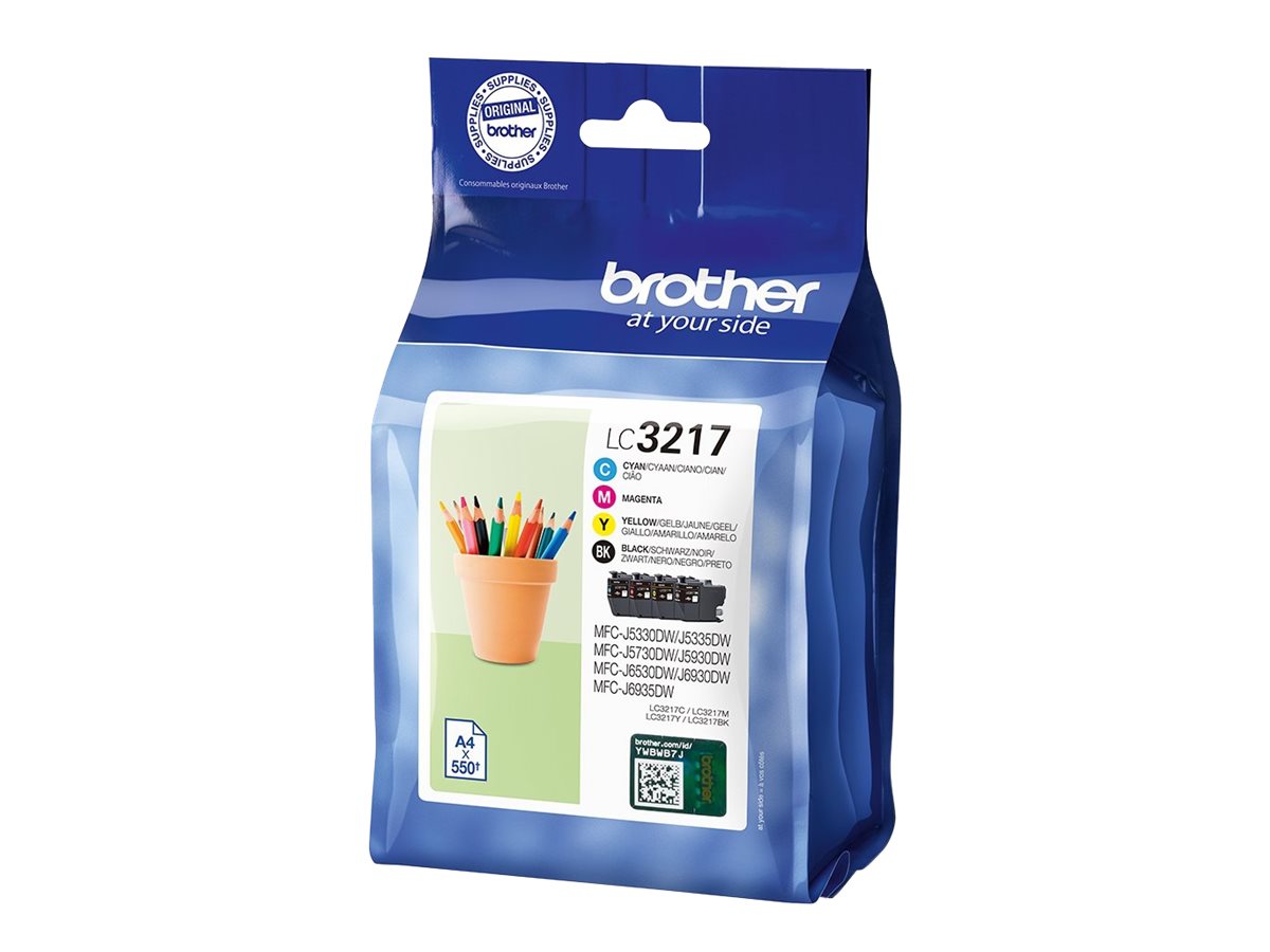 BROTHER Value Pack LC3217BK/C/M/Y