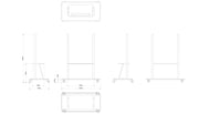 Optoma ST01 Chariot pour panneau plat interactif OP651RK, OP751RK, OP861RK