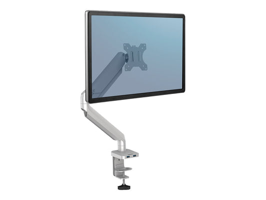 FELLOWES Bras Porte-Ecran Simple Gris Platinum Series