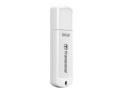 TRANSCEND 64Go ClÃ© USB 2.0 - Blanc