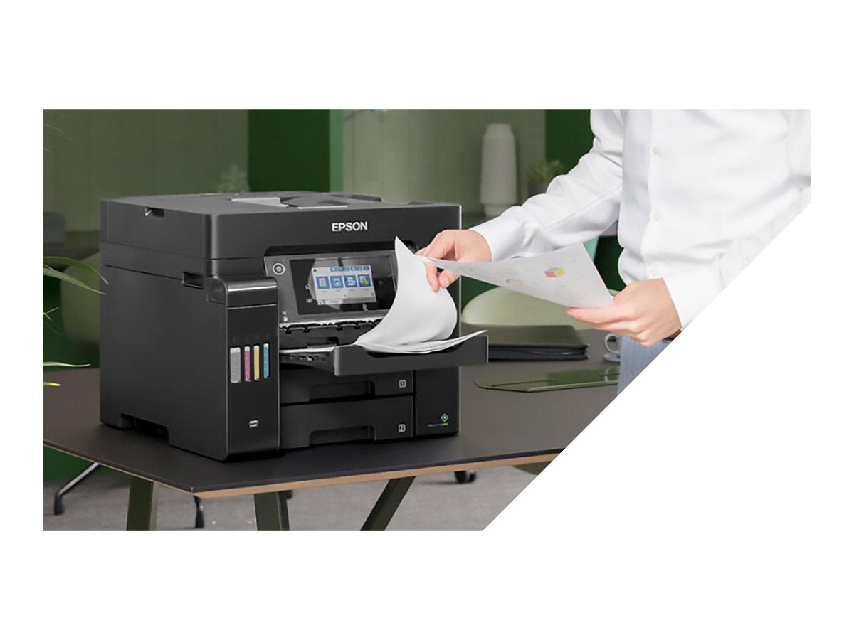 EPSON EcoTank ET-5855 MFP colour inkjet ITS A4 25ppm Print 550sheets USB LAN Wi-Fi Black