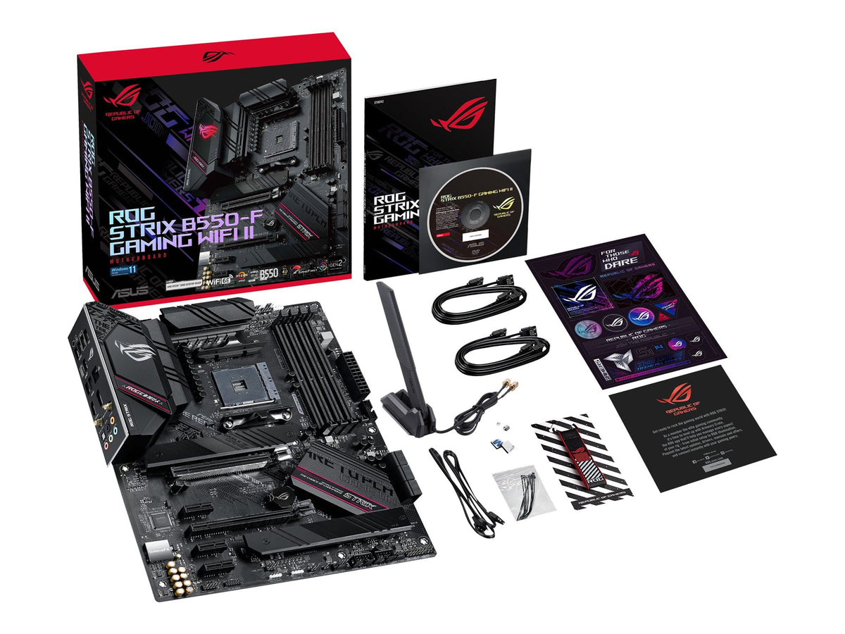 ASUS ROG STRIX B550-F GAMING WIFI II AM4 Socket 4x4DDR 1xHDMI 1xDP 2xM.2
