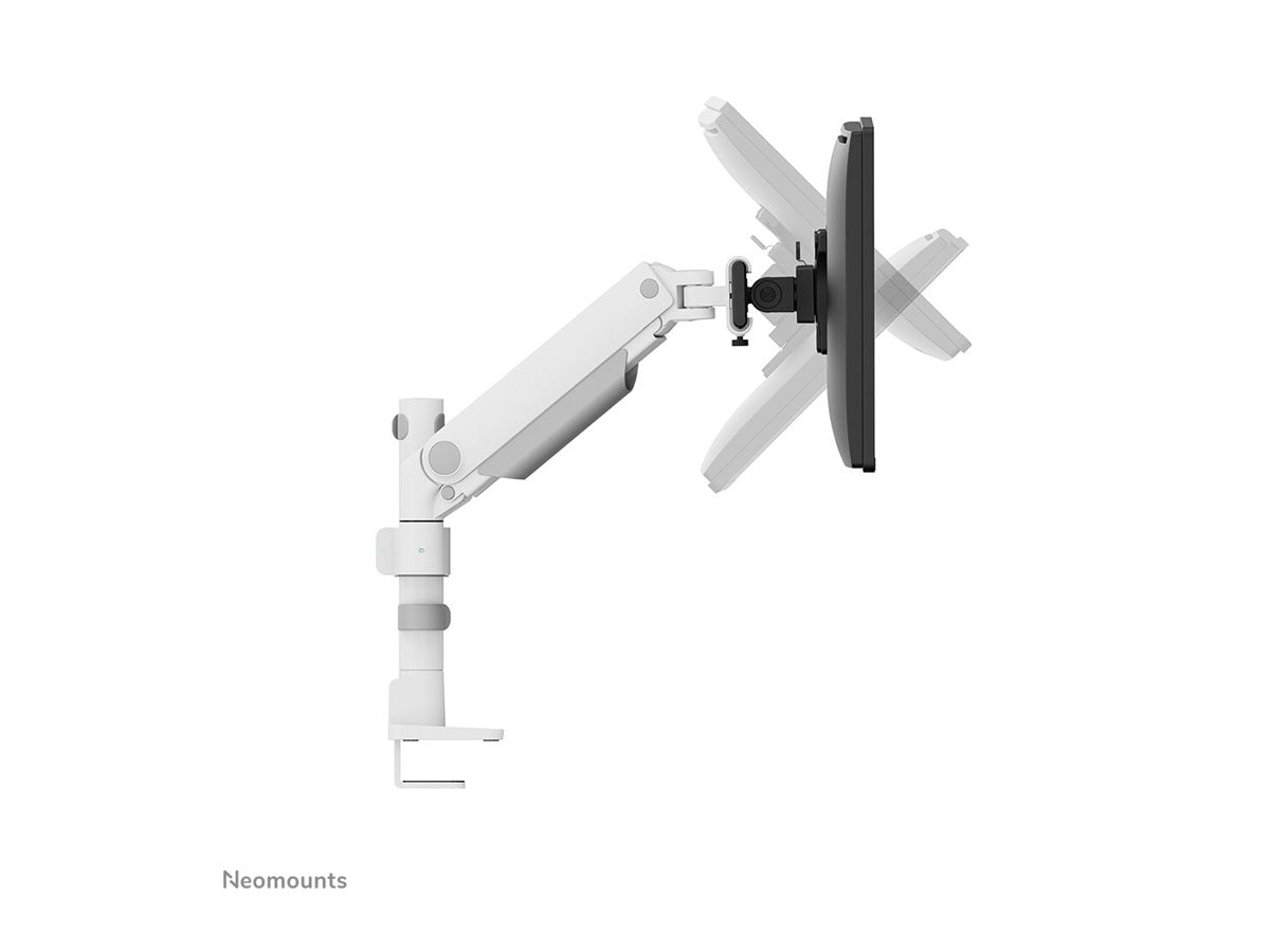 NEOMOUNTS DS65S-950WH2 Support décran à fixer 24-34p - ressort à gaz - Topfix - multiréglable - arrêt 180
