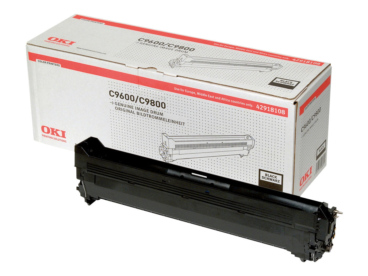 OKI C9600, C9650, C9800, C9850 tambour noir capacité standard 30.000 pages pack de 1