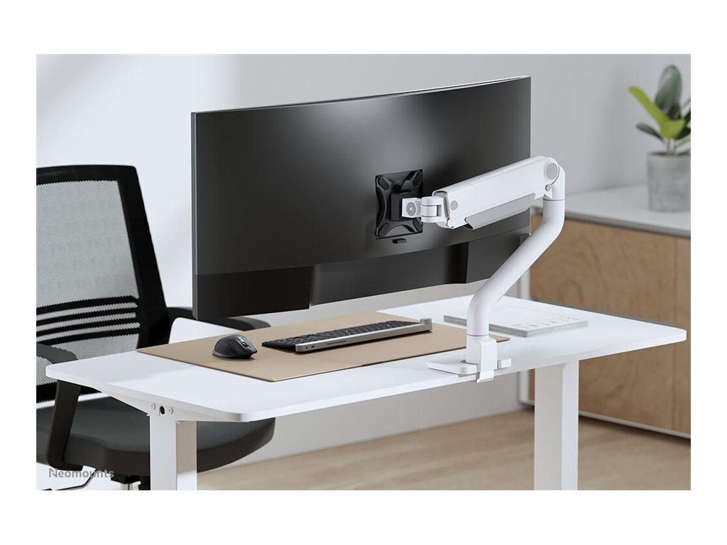 NEOMOUNTS DS70S-950WH1 Support dÃ©cran Ã  fixer 17-49p - ressort Ã  gaz - Topfix - arrÃªt 180