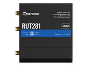 TELTONIKA NETWORKS RUT281 SIM eSIM 4G/LTE/3G/2G Router with GLOBAL Teltit Modem