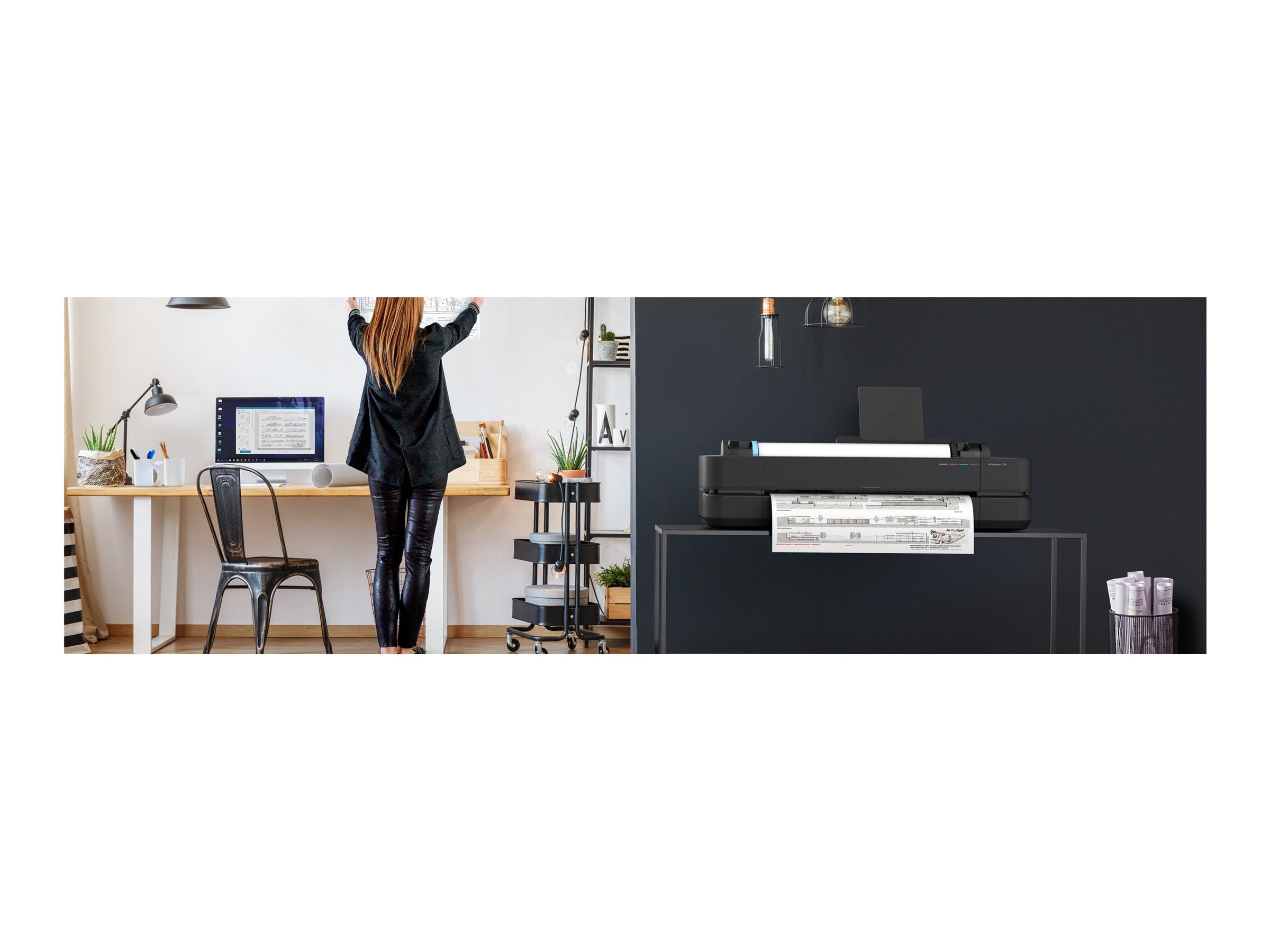 HP DesignJet T230 24p LFP 2025 Colour Ink-Jet A1 ANSI D 2400x1200dpi 0.58 min/page USB LAN Wi-Fi
