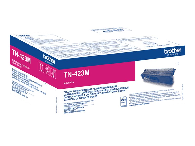 BROTHER TN423M Toner Cartouche Magenta Grande Capacité 4.000 pages pour Brother HL-L8260CDW, L8360CDW