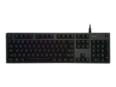 LOGITECH G512 CARBON LIGHTSYNC RGB Mechanical Gaming Keyboard with GX Brown switches - CARBON - (UK) - INTNL