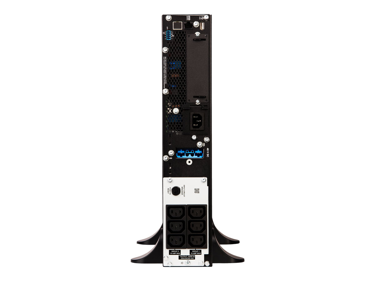 APC Smart-UPS SRT 1000VA UPS rack-mountable / external AC 230V 1000Watt 1000VA RS-232 USB output connectors 6 PFC Black