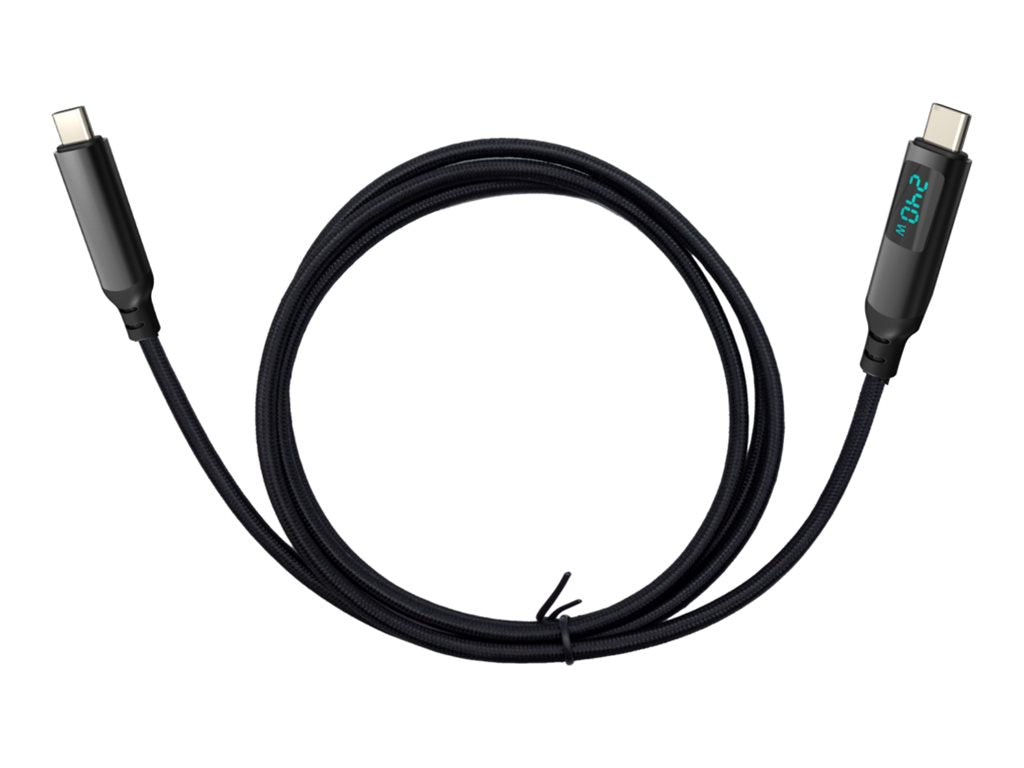 I-TEC Thunderbolt 4/USB4 Class Pro Cable 240W with LCD 40 Gbps 150 cm