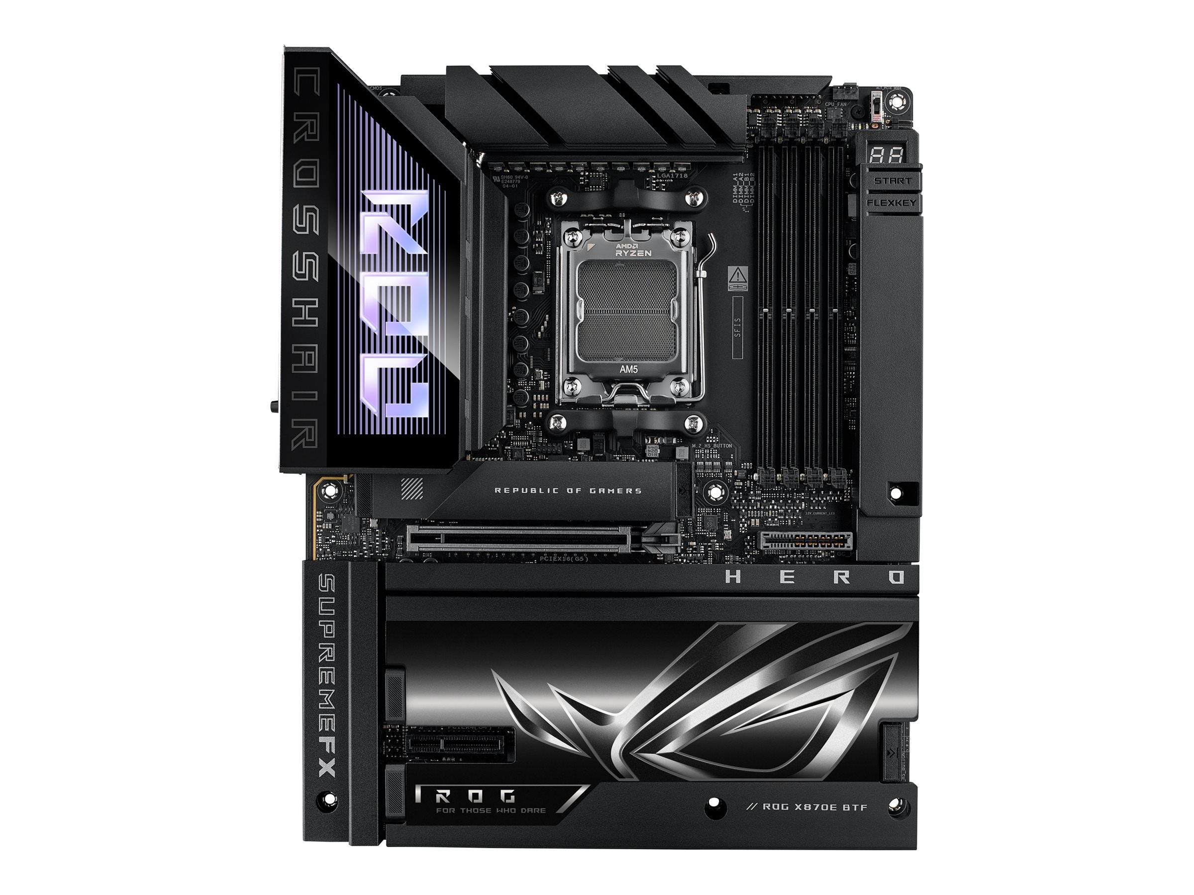 ASUS AMD X870E AM5 Socket ATX motherboard 4xDDR5 1xHDMI 2.1 5xM.2 4xSATA