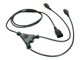 LINDY 1m IEC C14 an 2x IEC C13 Mains Cable