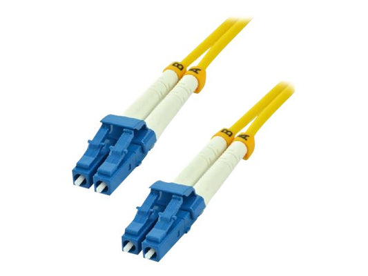 MCL LC/LC duplex singlemode 9/125 OS2 optical fiber - 0.5m