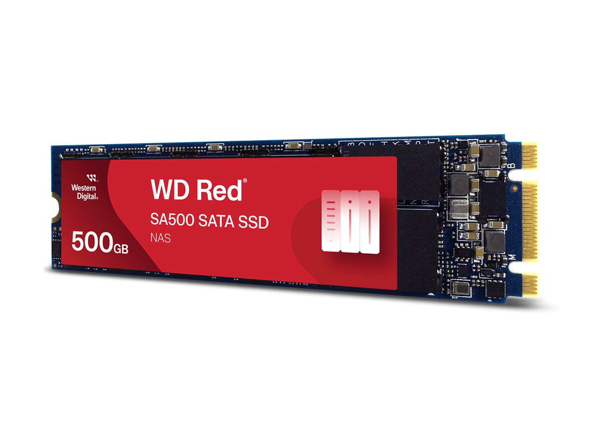 WD Red SSD SA500 NAS 500Go SATA III 6Go/s M.2 2280 Bulk POWERED BY SANDISK