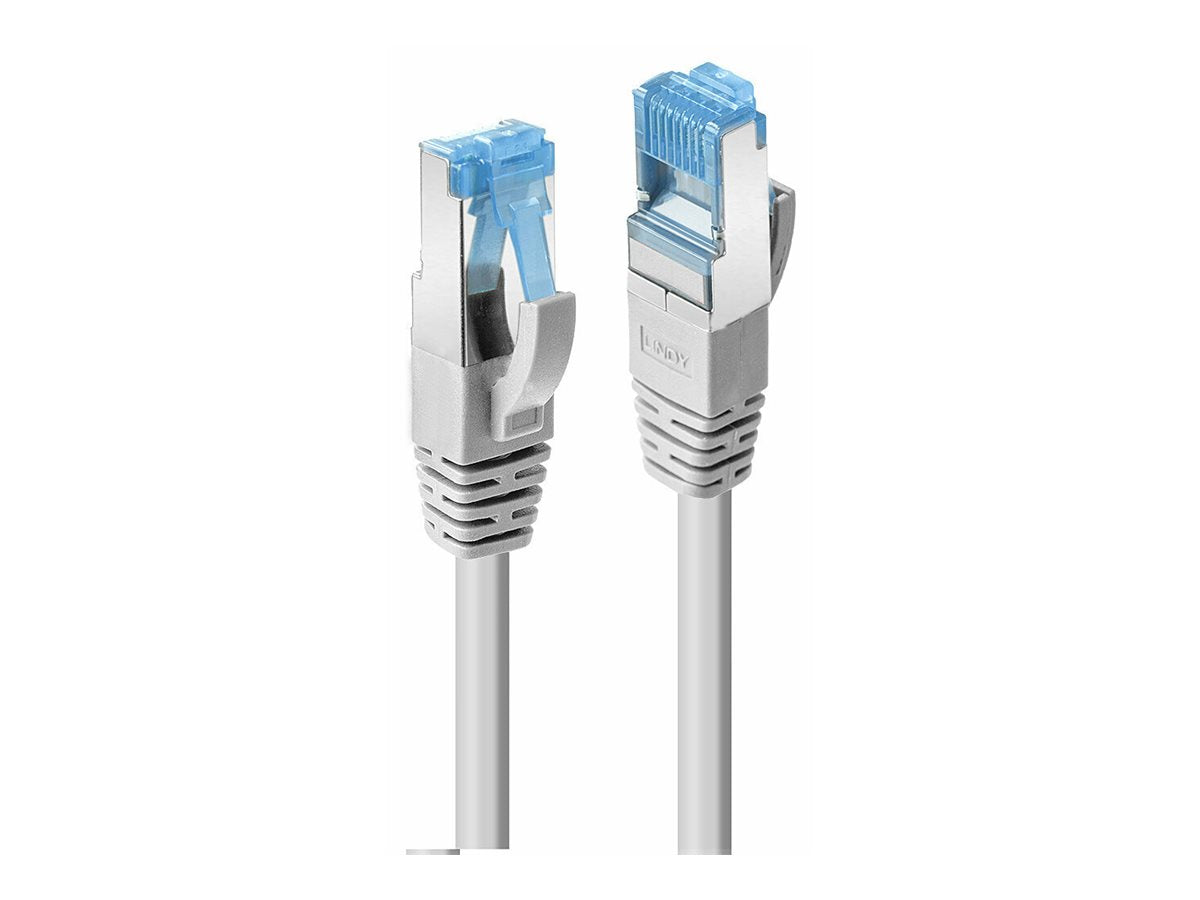 LINDY 1m Cat.6 S/FTP TPE network cable gray RJ45 plug 250MHz copper 28AWG