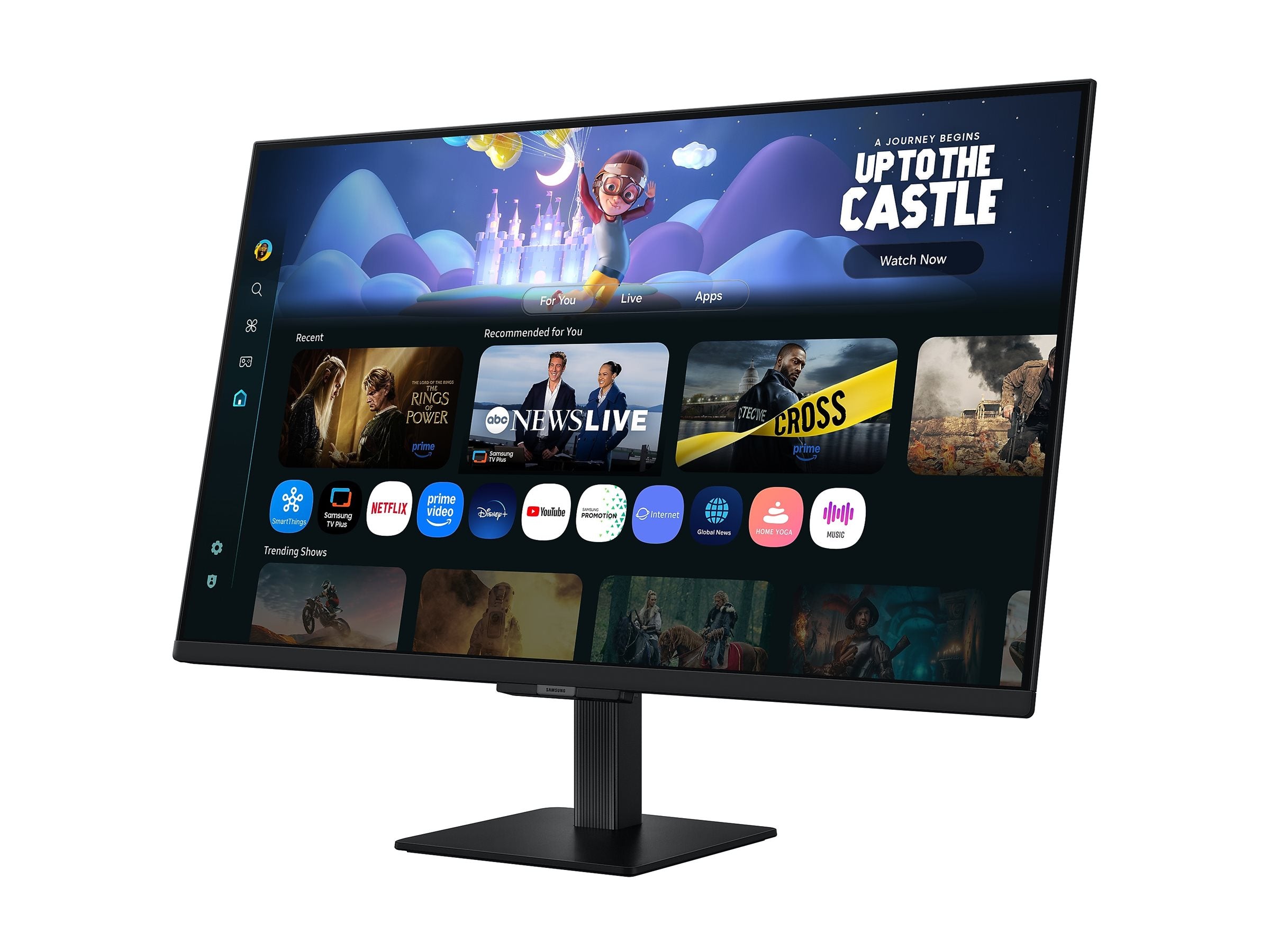 SAMSUNG LS32FM500EUXEN 32p FHD Smart Monitor M50F White Smart TV Apps Airplay 2HDMI