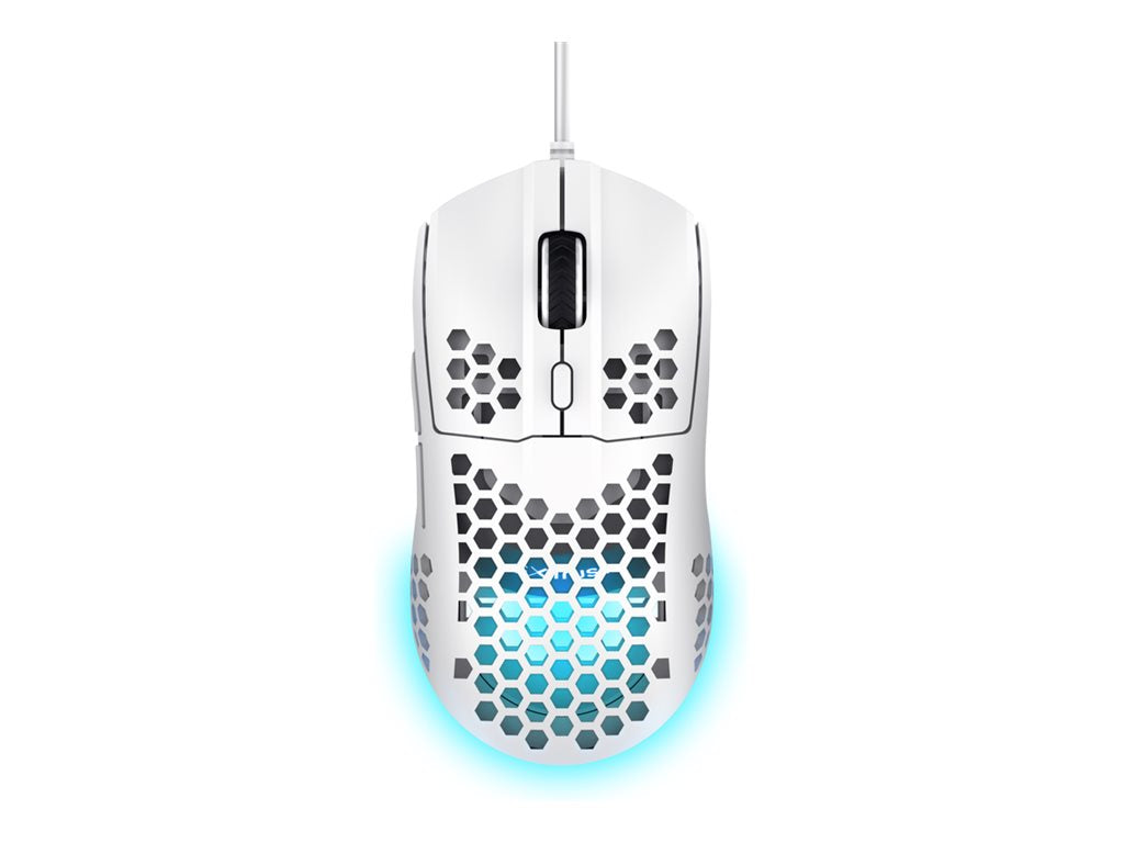 TRUST Souris gaming filaire HELOX ultra légére - Blanche