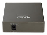 D-LINK CONVERTISSEUR DE MEDIA 1000 BASE-T VERS FIBRE MONOMODE 1000BASE-LX CONNECTEURS SC