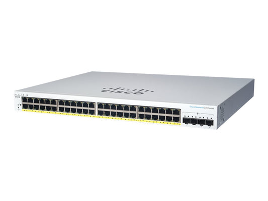 CISCO Business Switching CBS220 Smart 48-port Gigabit 4x10G SFP+ uplink