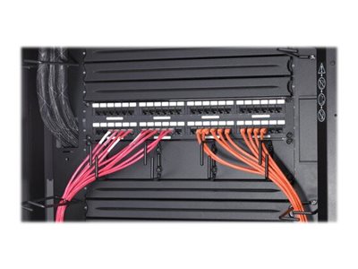APC Data Distribution Cable CAT6 UTP CMR 6XRJ-45 Black 35FT 10,6m