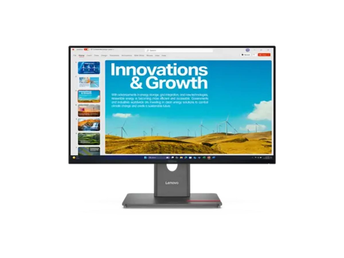 LENOVO ThinkVision P24QD-40 LED Écran 24p 2560x1440 QHD 120Hz IPS DisplayHDR HDMI DisplayPort USB-C Dock 140W DaisyChain