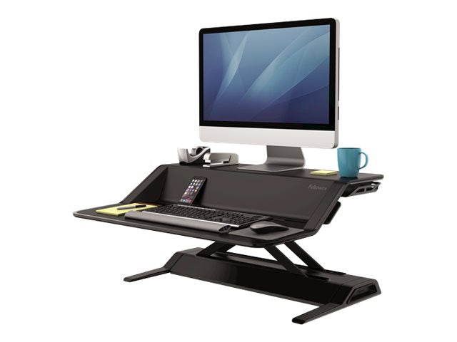 FELLOWES Plate-Forme Assis-Debout Lotus-Noir