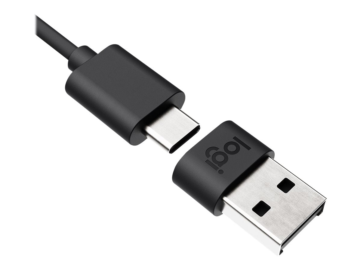 LOGITECH Zone Wired MSFT Teams Headset on-ear wired USB-C graphite Certified for Microsoft Teams