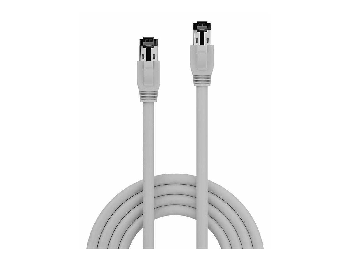 LINDY 0.3m Cat.8.1 S/FTP LSZH Cable Grey