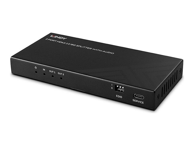 LINDY 2 Port HDMI 8K60 Splitter with Audio