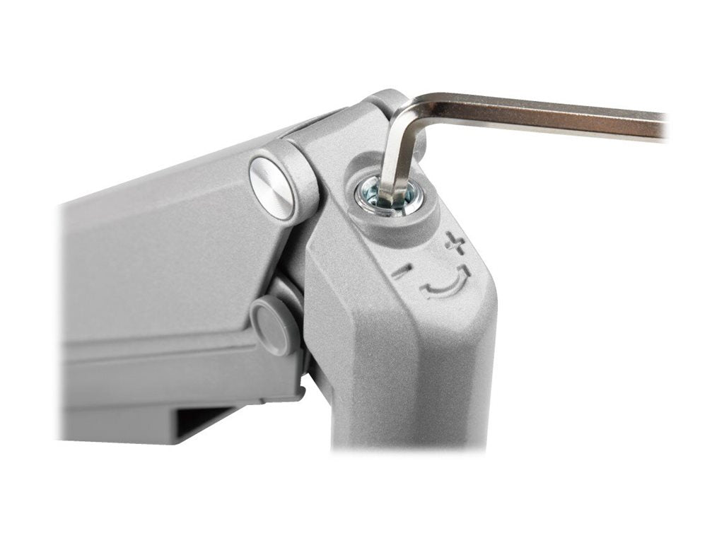 EATON TRIPPLITE Single-Display Flex-Arm Desktop Clamp for 13inch to 34p Displays - USB and Audio Ports Aluminum
