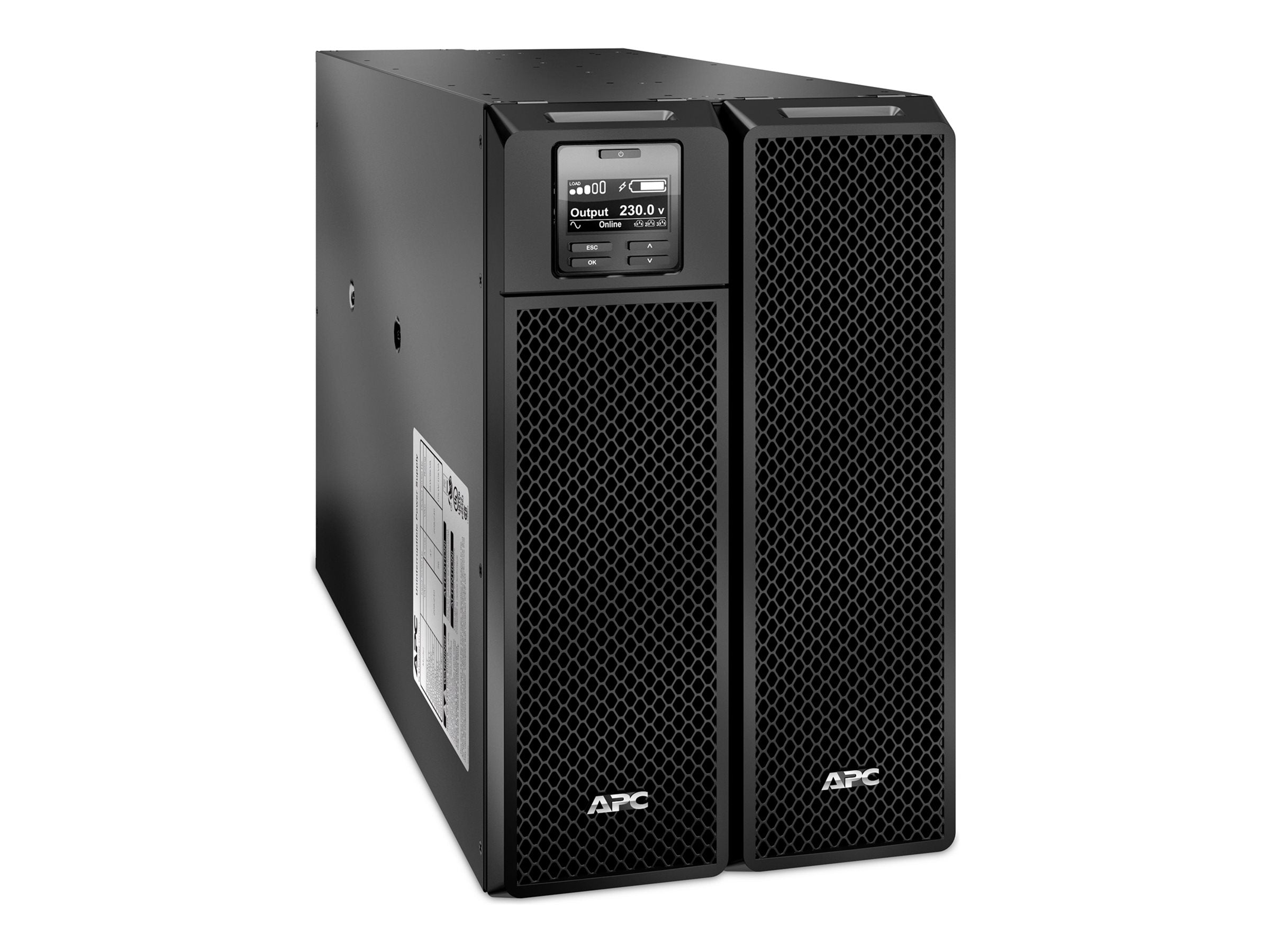 APC Smart-UPS SRT 10000VA UPS Rack AC 230/380/400/415V 10 kW 10000VA 3-phase / 1-phase Ethernet 10/100 USB oc 14 6U BK