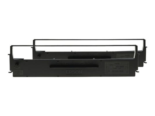 EPSON LX-350/300+/300+II ruban encreur noir 2 x4.000.000 char. pack de 2