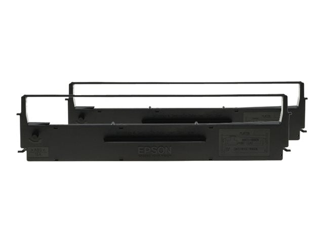 EPSON LX-350/300+/300+II ruban encreur noir 2 x4.000.000 char. pack de 2