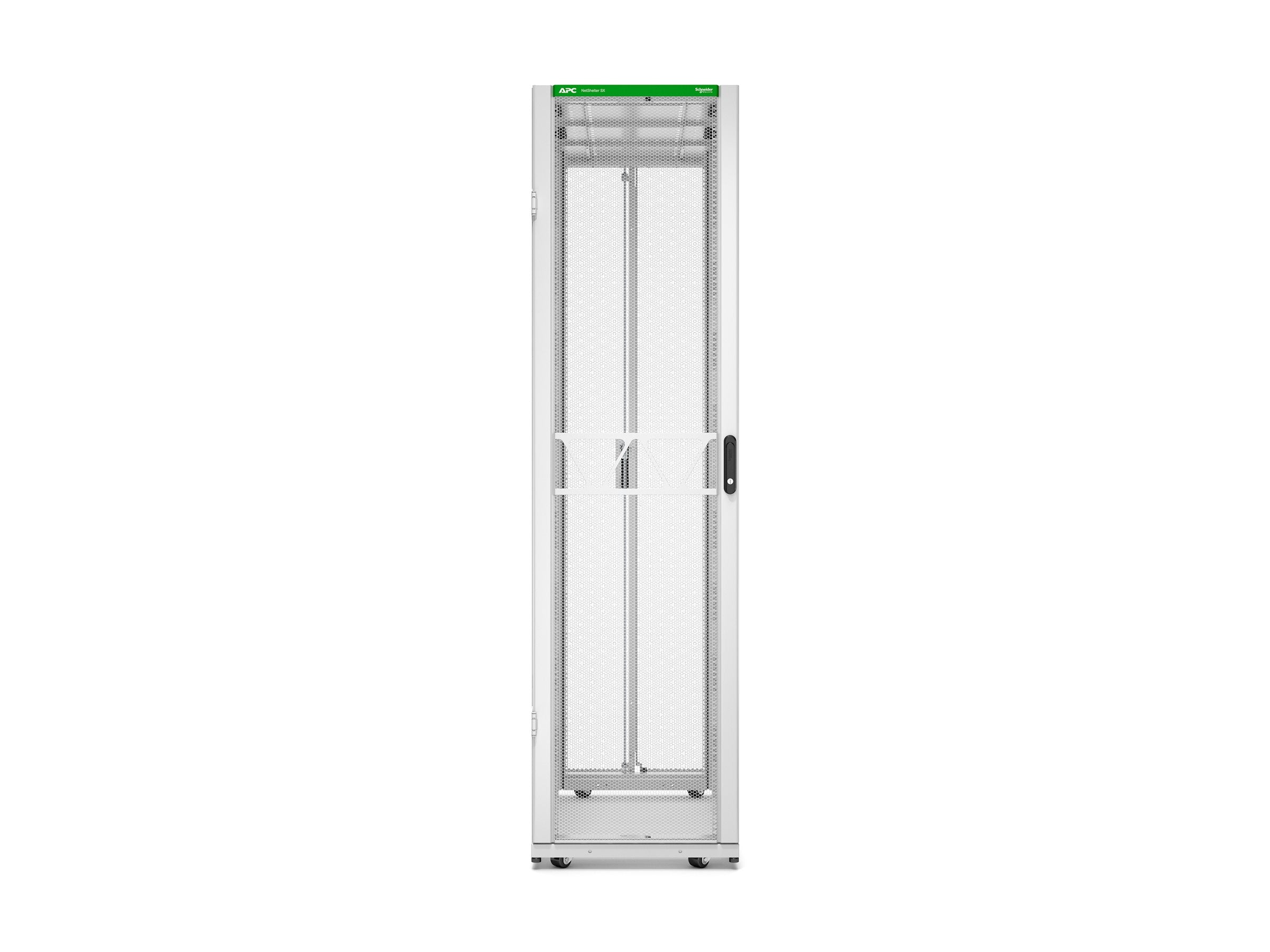 APC NetShelter SX Gen 2 Rack cabinet 2258H x 600W x 1200D mm with Sides floor-standing white 48U 19 TAA Compliant
