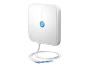 QUWIRELESS Tri-Band 2.4/5-7 GHz WiFi 6E/7 4x4 MIMO Panel RP-SMA Wall/Mast Antenna