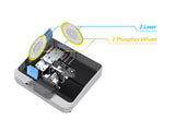 RICOH PJ UHL3660 85-160p 4K UHD 3840x2160 6500 Lumens Miracast 2xHDMI 2.0 HDBaseT IP6X Focale Ultra-Courte Projecteur Laser DLP