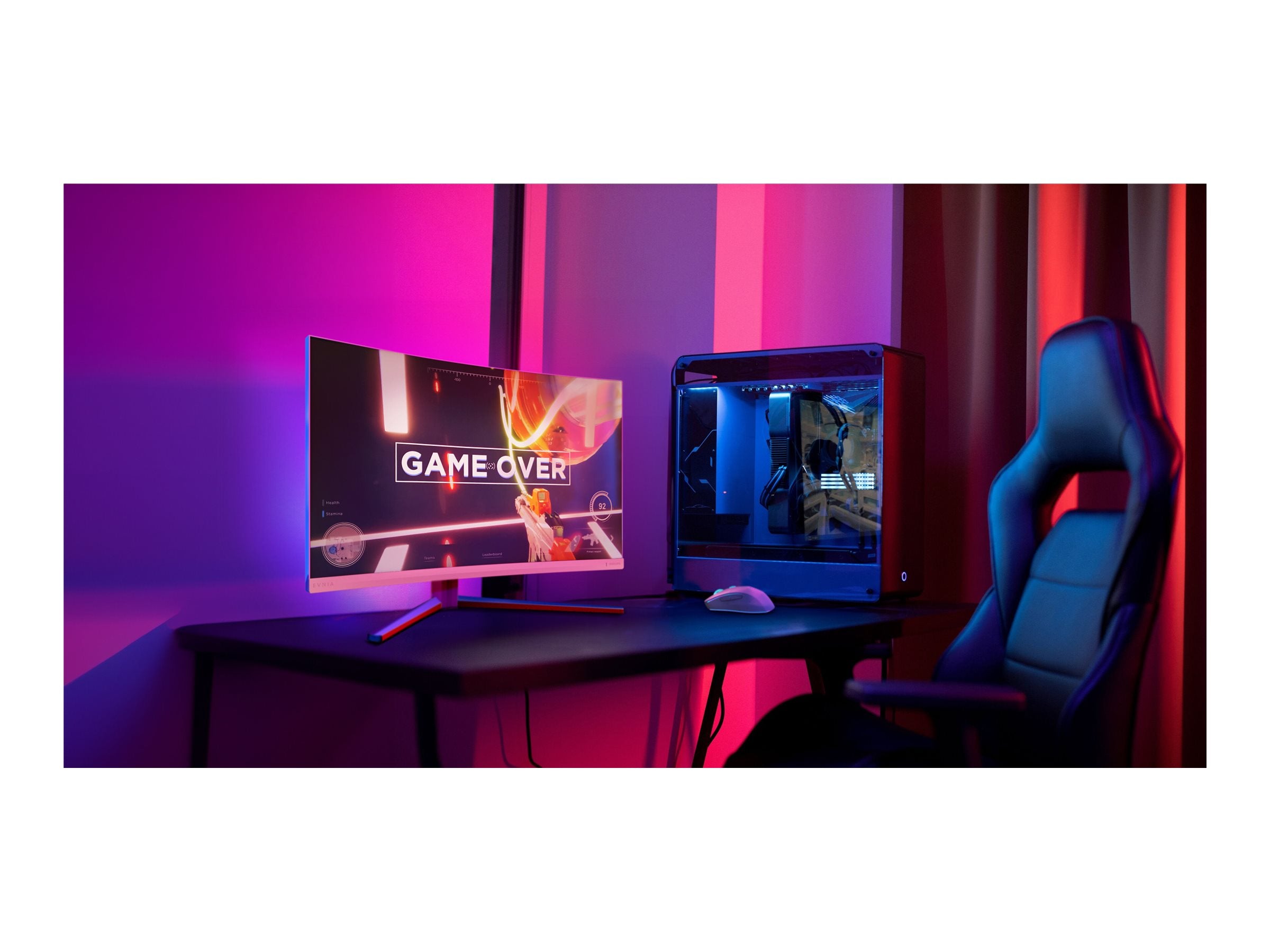PHILIPS 31.5p 2560x1440 VA Curved 1500R 130mm EVNIA 5000 Ambiglow Curved QHD 2K 180Hz Fast VA 1ms GtG HDR10