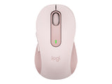LOGITECH Signature M650 Mouse optical 5 buttons wireless Bluetooth 2.4 GHz Bolt USB receiver rose