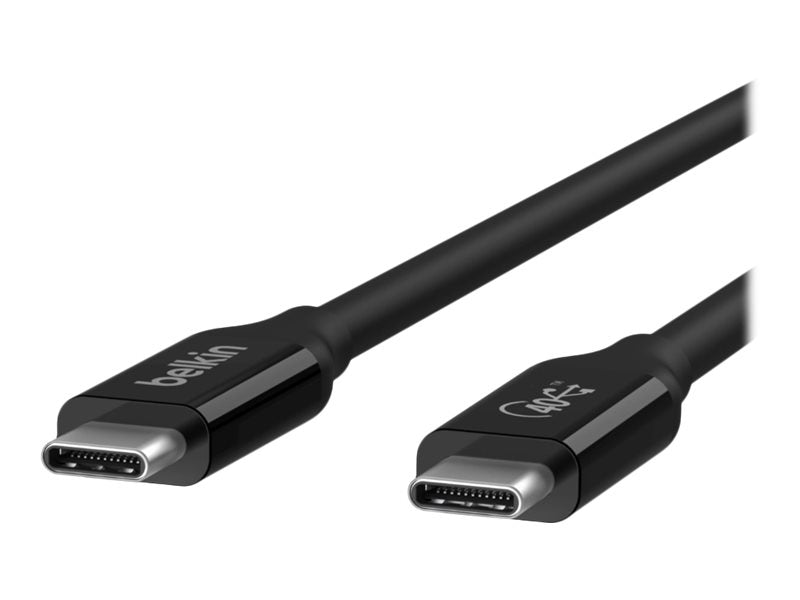 BELKIN Câble USB4 en 0.8m rétrocompatible USB3 100W