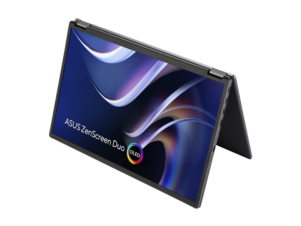 ASUS ZenScreen Duo OLED MQ149CD 14p OLED WUXGA 16:10 60Hz 400cd/m2 1ms MiniHDMI 2xUSB-C USB Hub: 4xUSB 3.2 G1 Type-A