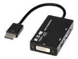 EATON TRIPPLITE DisplayPort to VGA/DVI/HDMI All-in-One Converter Adapter DP ver 1.2 4K 30 HDMI