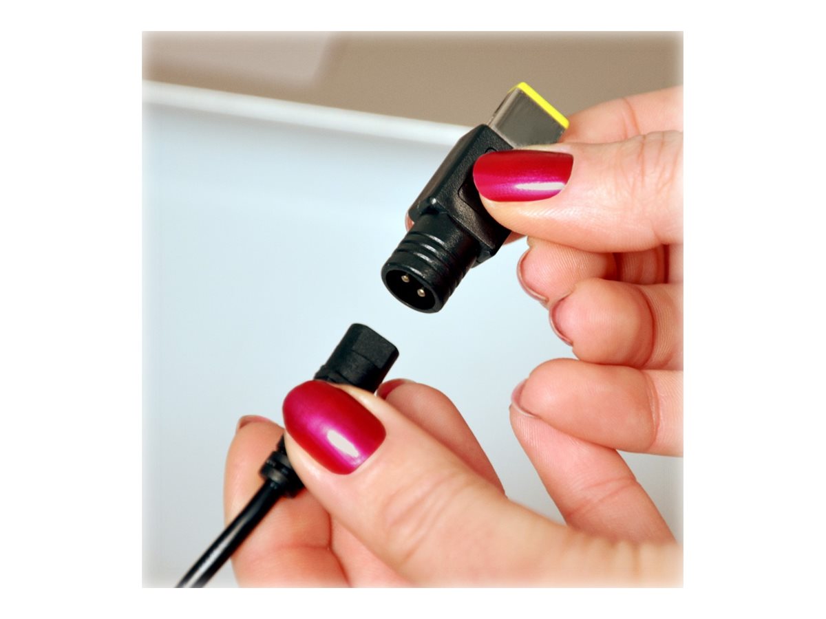 PORT DESIGNS Compatible with LENOVO notebooks EU Plug 65W power supply for notebooks up to 90W