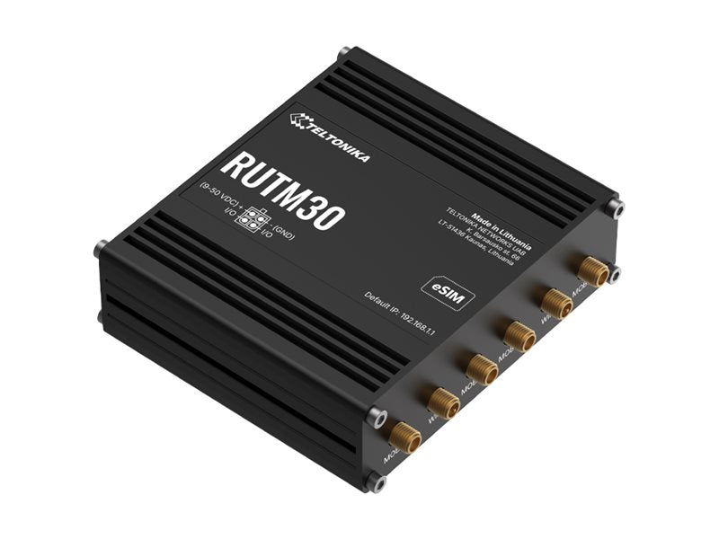 TELTONIKA NETWORKS RUTM30 DUAL SIM eSIM 5G/4G/LTE/3G Router