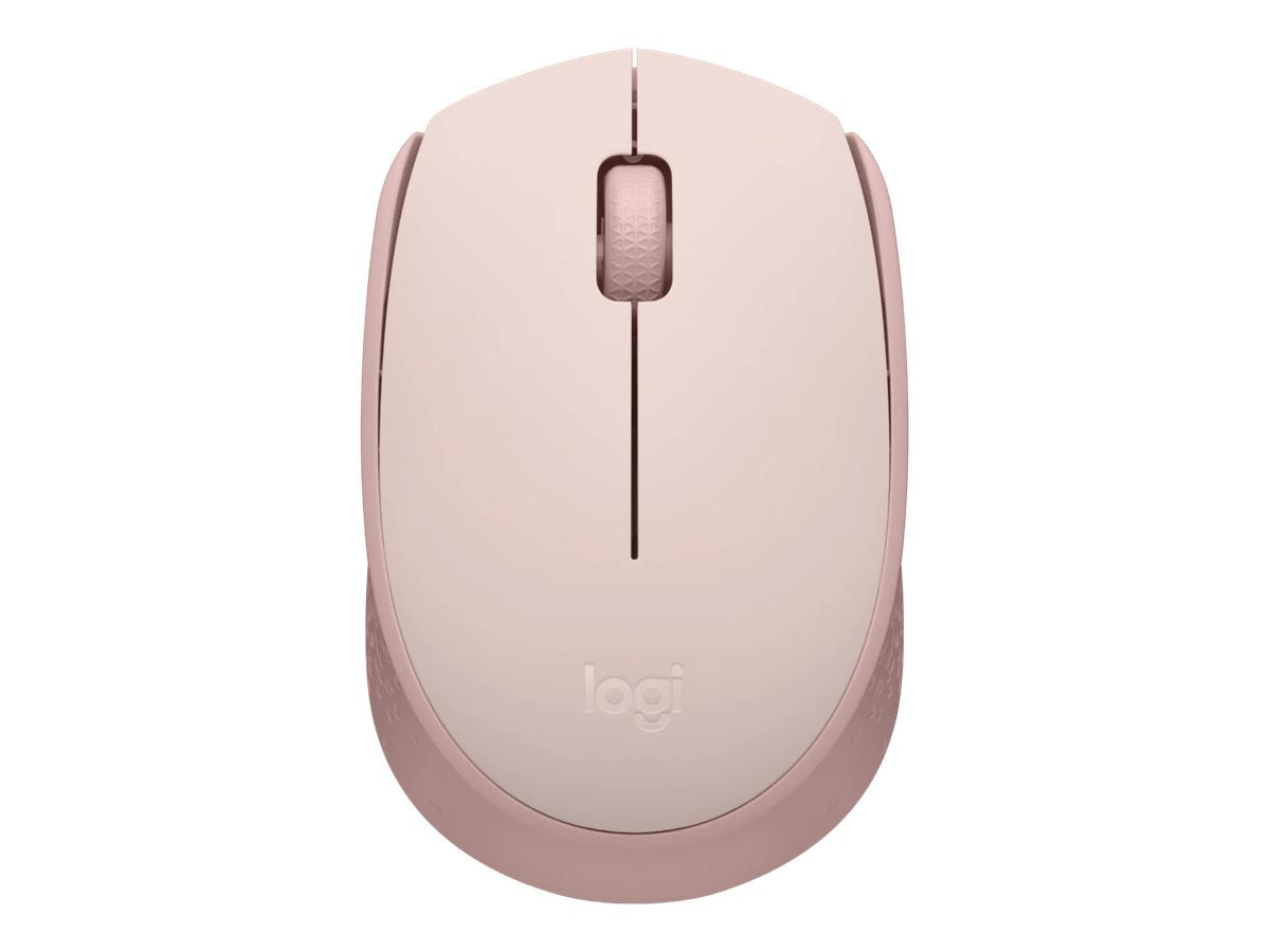 LOGITECH M171 Mouse right and left-handed optical 3 buttons wireless 2.4 GHz USB wireless receiver pink