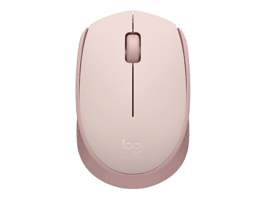 LOGITECH M171 Mouse right and left-handed optical 3 buttons wireless 2.4 GHz USB wireless receiver pink
