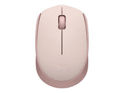 LOGITECH M171 Mouse right and left-handed optical 3 buttons wireless 2.4 GHz USB wireless receiver pink